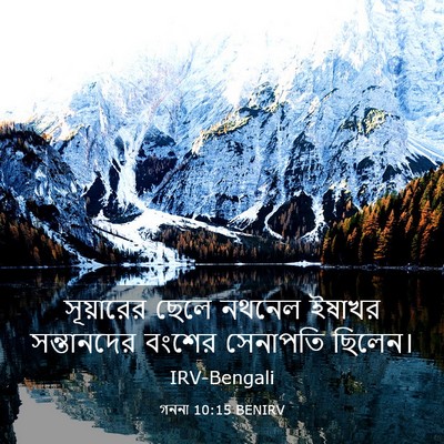 Picture 03 - গননা 10:15 BENIRV - সূয়ারের ছেলে - Bible Verse Picture