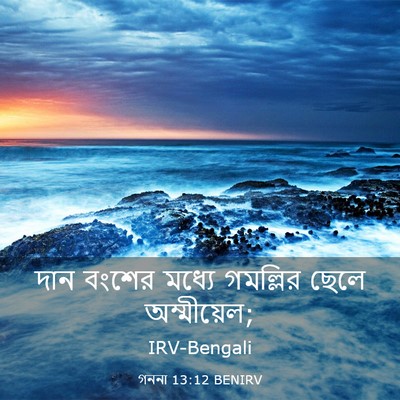 Picture 03 - গননা 13:12 BENIRV - দান বংশের মধ্যে - Bible Verse Picture