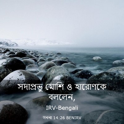 Picture 03 - গননা 14:26 BENIRV - সদাপ্রভু মোশি ও - Bible Verse Picture