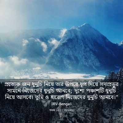 Picture 03 - গননা 16:17 BENIRV - প্রত্যেক জন - Bible Verse Picture