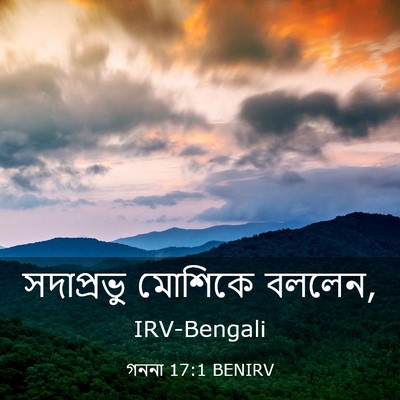 Picture 03 - গননা 17:1 BENIRV - সদাপ্রভু মোশিকে - Bible Verse Picture
