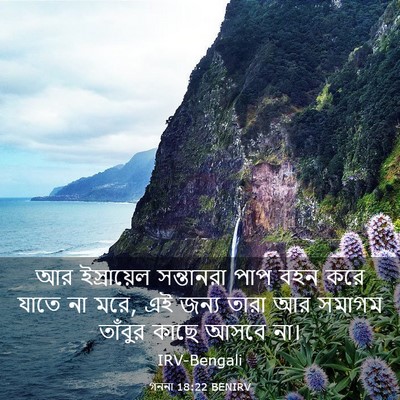 Picture 03 - গননা 18:22 BENIRV - আর ইস্রায়েল - Bible Verse Picture
