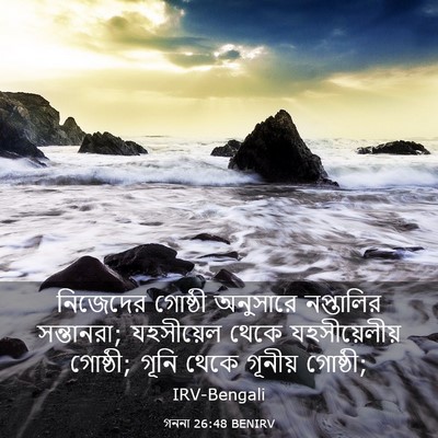 Picture 03 - গননা 26:48 BENIRV - নিজেদের গোষ্ঠী - Bible Verse Picture
