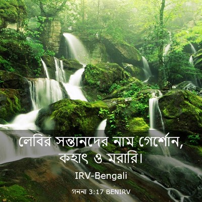 Picture 03 - গননা 3:17 BENIRV - লেবির সন্তানদের - Bible Verse Picture