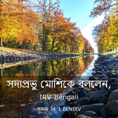 Picture 03 - গননা 34:1 BENIRV - সদাপ্রভু মোশিকে - Bible Verse Picture