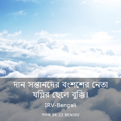 Picture 03 - গননা 34:22 BENIRV - দান সন্তানদের - Bible Verse Picture