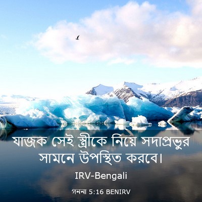 Picture 03 - গননা 5:16 BENIRV - যাজক সেই স্ত্রীকে - Bible Verse Picture