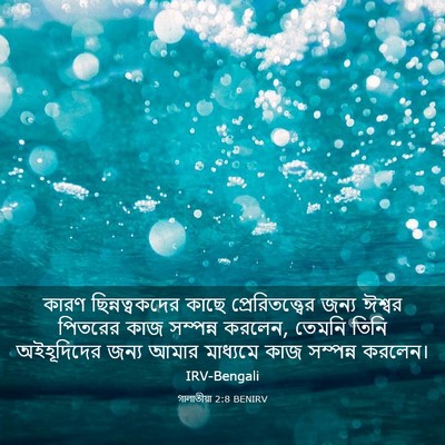Picture 03 - গালাতীয়া 2:8 BENIRV - কারণ ছিন্নত্বকদের - Bible Verse Picture