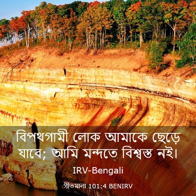 Picture 03 - গীতমালা 101:4 BENIRV - বিপথগামী লোক - Bible Verse Picture