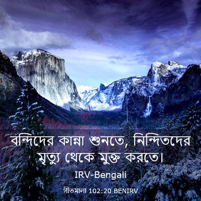 Picture 03 - গীতমালা 102:20 BENIRV - বন্দিদের কান্না - Bible Verse Picture