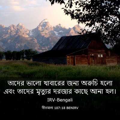 Picture 03 - গীতমালা 107:18 BENIRV - তাদের ভালো - Bible Verse Picture