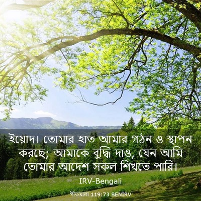 Picture 03 - গীতমালা 119:73 BENIRV - ইয়োদ। তোমার হাত - Bible Verse Picture