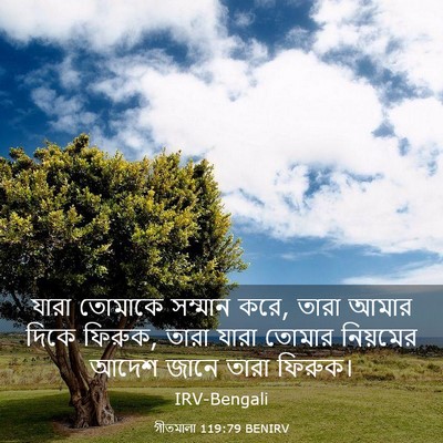 Picture 03 - গীতমালা 119:79 BENIRV - যারা তোমাকে - Bible Verse Picture