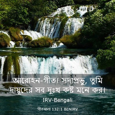 Picture 03 - গীতমালা 132:1 BENIRV - আরোহন-গীত। - Bible Verse Picture