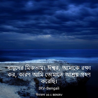 Picture 03 - গীতমালা 16:1 BENIRV - দায়ূদের মিকতাম। - Bible Verse Picture
