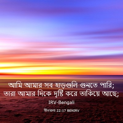 Picture 03 - গীতমালা 22:17 BENIRV - আমি আমার সব - Bible Verse Picture