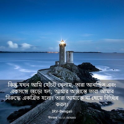 Picture 03 - গীতমালা 35:15 BENIRV - কিন্তু যখন আমি - Bible Verse Picture