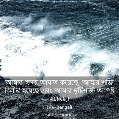 Picture 03 - গীতমালা 38:10 BENIRV - আমার হৃদয় আঘাত - Bible Verse Picture