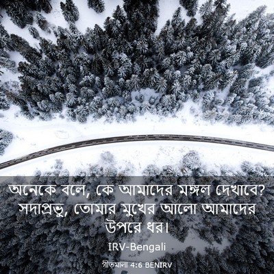 Picture 03 - গীতমালা 4:6 BENIRV - অনেকে বলে, কে - Bible Verse Picture