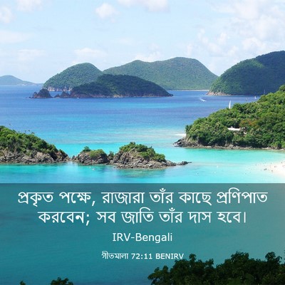 Picture 03 - গীতমালা 72:11 BENIRV - প্রকৃত পক্ষে, - Bible Verse Picture