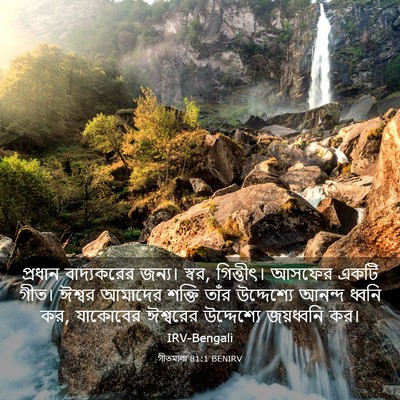 Picture 03 - গীতমালা 81:1 BENIRV - প্রধান বাদ্যকরের - Bible Verse Picture