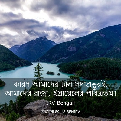 Picture 03 - গীতমালা 89:18 BENIRV - কারণ আমাদের ঢাল - Bible Verse Picture