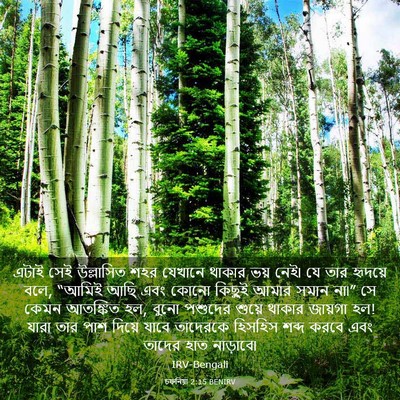 Picture 03 - চফনিয়া 2:15 BENIRV - এটাই সেই উল্লাসিত - Bible Verse Picture