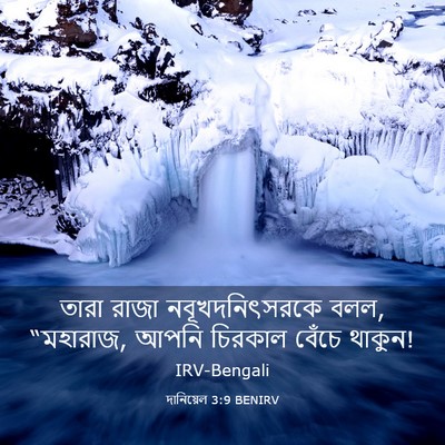 Picture 03 - দানিয়েল 3:9 BENIRV - তারা রাজা - Bible Verse Picture