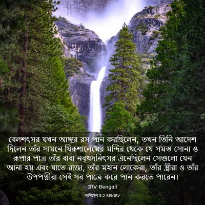 Picture 03 - দানিয়েল 5:2 BENIRV - বেলশৎসর যখন - Bible Verse Picture