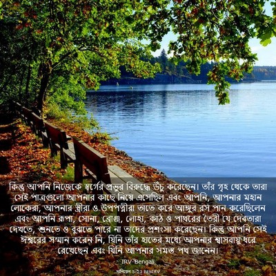 Picture 03 - দানিয়েল 5:23 BENIRV - কিন্তু আপনি - Bible Verse Picture