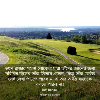 Picture 03 - দানিয়েল 5:8 BENIRV - তখন রাজার সমস্ত - Bible Verse Picture