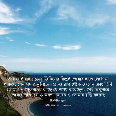 Picture 03 - দ্বিতীয় বিৱৰণ 13:17 BENIRV - আর সেই বাদ দেওয়া - Bible Verse Picture