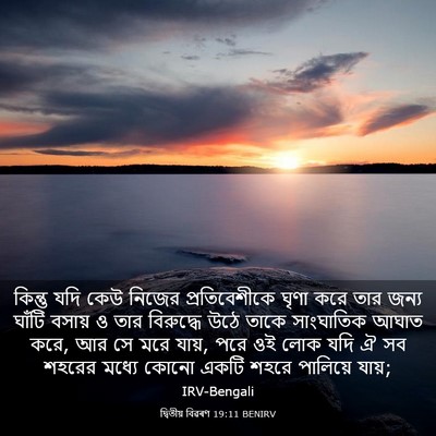 Picture 03 - দ্বিতীয় বিৱৰণ 19:11 BENIRV - কিন্তু যদি কেউ - Bible Verse Picture