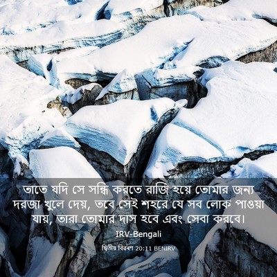 Picture 03 - দ্বিতীয় বিৱৰণ 20:11 BENIRV - তাতে যদি সে সন্ধি - Bible Verse Picture