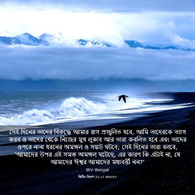 Picture 03 - দ্বিতীয় বিৱৰণ 31:17 BENIRV - সেই দিনের তাদের - Bible Verse Picture
