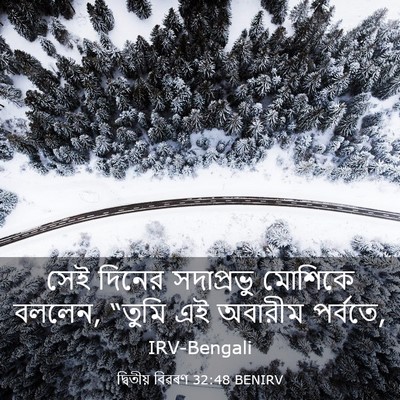Picture 03 - দ্বিতীয় বিৱৰণ 32:48 BENIRV - সেই দিনের - Bible Verse Picture