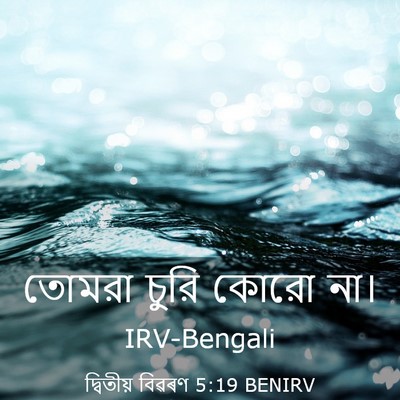 Picture 03 - দ্বিতীয় বিৱৰণ 5:19 BENIRV - তোমরা চুরি কোরো - Bible Verse Picture