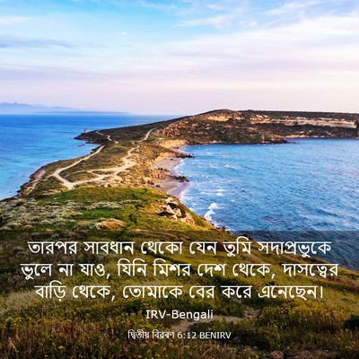Picture 03 - দ্বিতীয় বিৱৰণ 6:12 BENIRV - তারপর সাবধান থেকো - Bible Verse Picture
