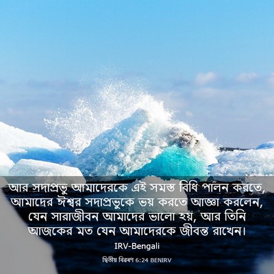 Picture 03 - দ্বিতীয় বিৱৰণ 6:24 BENIRV - আর সদাপ্রভু - Bible Verse Picture