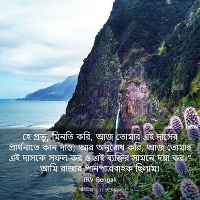 Picture 03 - নহিমিয়া 1:11 BENIRV - হে প্রভু, মিনতি - Bible Verse Picture