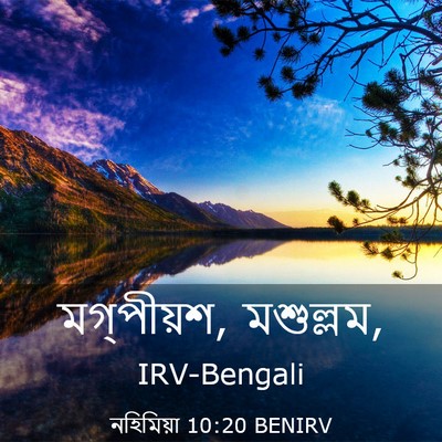 Picture 03 - নহিমিয়া 10:20 BENIRV - মগ্‌পীয়শ, - Bible Verse Picture