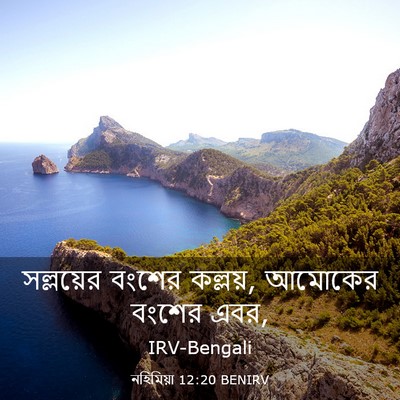 Picture 03 - নহিমিয়া 12:20 BENIRV - সল্লয়ের বংশের - Bible Verse Picture