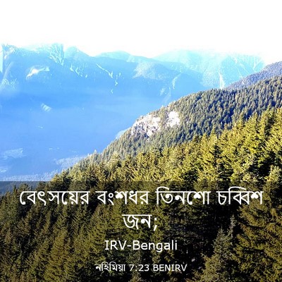 Picture 03 - নহিমিয়া 7:23 BENIRV - বেৎসয়ের বংশধর - Bible Verse Picture