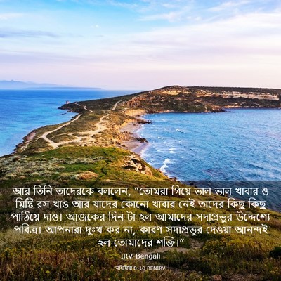 Picture 03 - নহিমিয়া 8:10 BENIRV - আর তিনি তাদেরকে - Bible Verse Picture