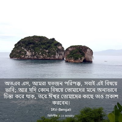 Picture 03 - ফিলিপীয়া 3:15 BENIRV - অতএব এস, আমরা যতজন - Bible Verse Picture
