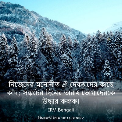 Picture 03 - বিচাৰকর্তাবিলাক 10:14 BENIRV - নিজেদের মনোনীত ঐ - Bible Verse Picture