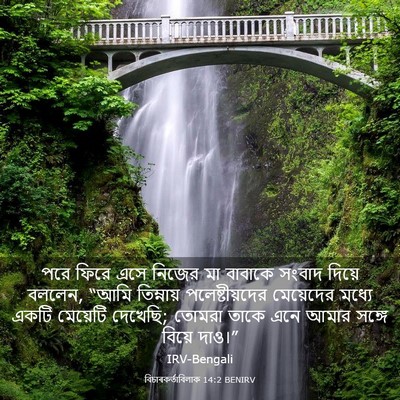 Picture 03 - বিচাৰকর্তাবিলাক 14:2 BENIRV - পরে ফিরে এসে নিজের - Bible Verse Picture