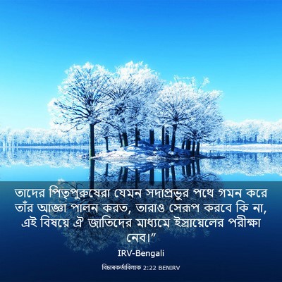 Picture 03 - বিচাৰকর্তাবিলাক 2:22 BENIRV - তাদের - Bible Verse Picture