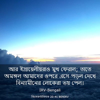 Picture 03 - বিচাৰকর্তাবিলাক 20:41 BENIRV - আর - Bible Verse Picture