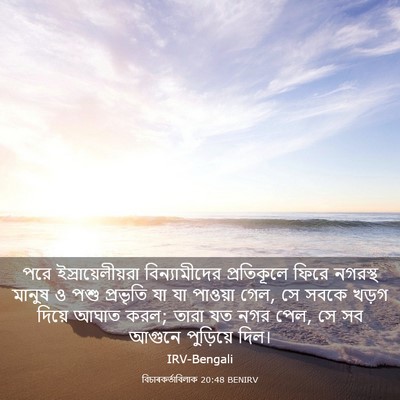 Picture 03 - বিচাৰকর্তাবিলাক 20:48 BENIRV - পরে - Bible Verse Picture